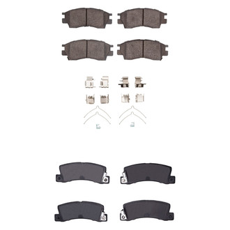 R1 Concepts® - Optimum OEp Front and Rear Brake Pad Set