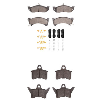 R1 Concepts® - Optimum OEp Front and Rear Brake Pad Set