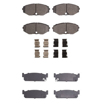 R1 Concepts® - Optimum OEp Front and Rear Brake Pad Set