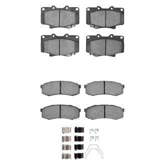 R1 Concepts® - Optimum OEp Front and Rear Brake Pad Set