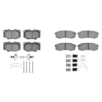R1 Concepts® - Optimum OEp Front and Rear Brake Pad Set