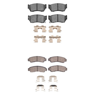 R1 Concepts® - Optimum OEp Front and Rear Brake Pad Set