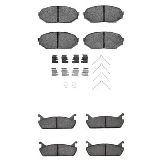 R1 Concepts® - Optimum OEp Front and Rear Brake Pad Set