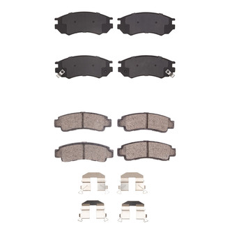 R1 Concepts® - Optimum OEp Front and Rear Brake Pad Set