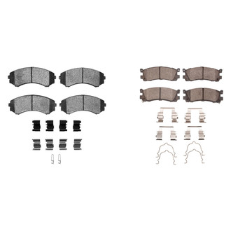 R1 Concepts® - Optimum OEp Front and Rear Brake Pad Set