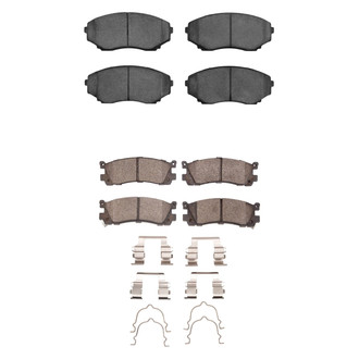 R1 Concepts® - Optimum OEp Front and Rear Brake Pad Set