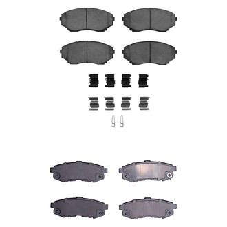 R1 Concepts® - Optimum OEp Front and Rear Brake Pad Set