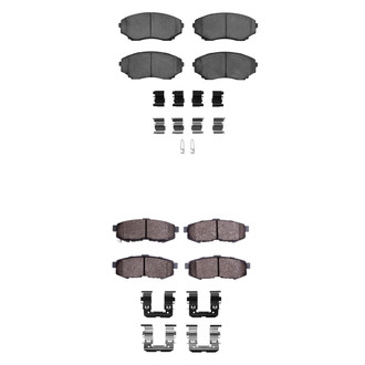 R1 Concepts® - Optimum OEp Front and Rear Brake Pad Set