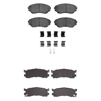 R1 Concepts® - Optimum OEp Front and Rear Brake Pad Set
