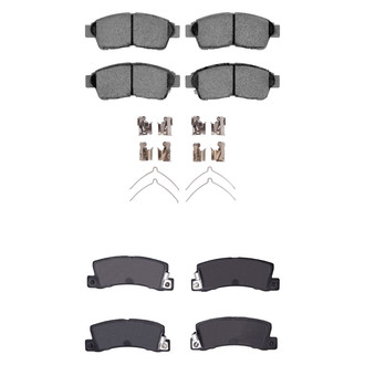 R1 Concepts® - Optimum OEp Front and Rear Brake Pad Set