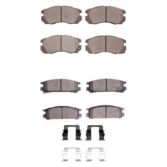 R1 Concepts® - Optimum OEp Front and Rear Brake Pad Set