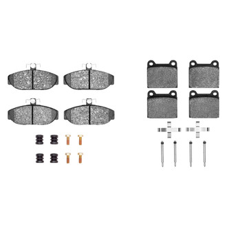 R1 Concepts® - Optimum OEp Front and Rear Brake Pad Set