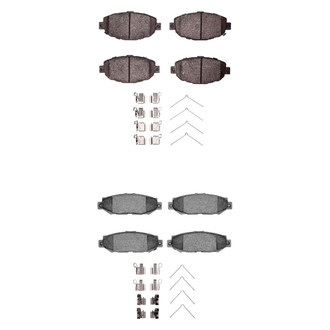 R1 Concepts® - Optimum OEp Front and Rear Brake Pad Set