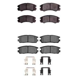 R1 Concepts® - Optimum OEp Front and Rear Brake Pad Set