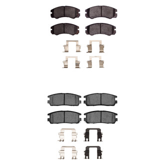 R1 Concepts® - Optimum OEp Front and Rear Brake Pad Set