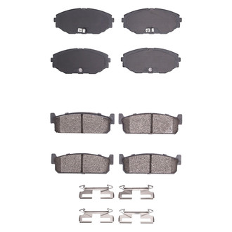 R1 Concepts® - Optimum OEp Front and Rear Brake Pad Set