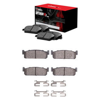 R1 Concepts® - Optimum OEp Front and Rear Brake Pad Set