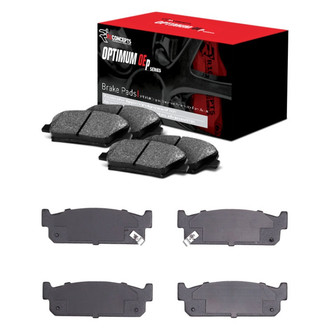 R1 Concepts® - Optimum OEp Front and Rear Brake Pad Set