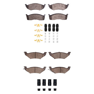 R1 Concepts® - Optimum OEp Front and Rear Brake Pad Set