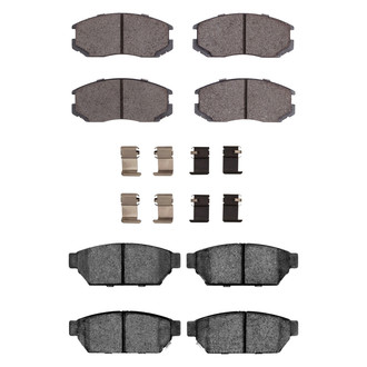 R1 Concepts® - Optimum OEp Front and Rear Brake Pad Set