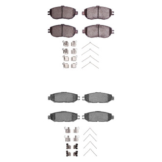 R1 Concepts® - Optimum OEp Front and Rear Brake Pad Set