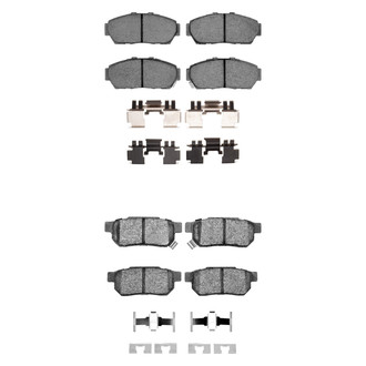 R1 Concepts® - Optimum OEp Front and Rear Brake Pad Set