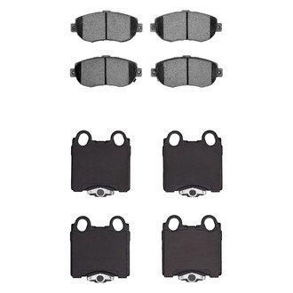 R1 Concepts® - Optimum OEp Front and Rear Brake Pad Set