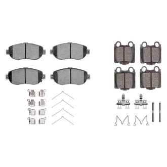 R1 Concepts® - Optimum OEp Front and Rear Brake Pad Set