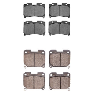 R1 Concepts® - Optimum OEp Front and Rear Brake Pad Set