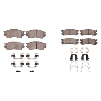 R1 Concepts® - Optimum OEp Front and Rear Brake Pad Set
