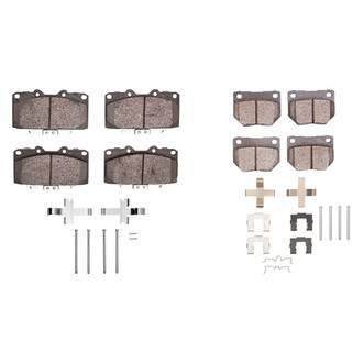 R1 Concepts® - Optimum OEp Front and Rear Brake Pad Set