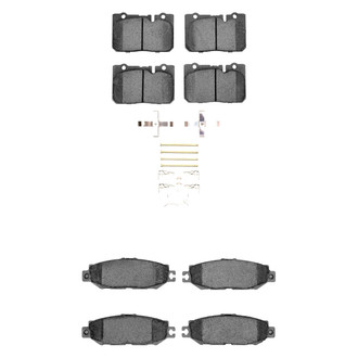 R1 Concepts® - Optimum OEp Front and Rear Brake Pad Set