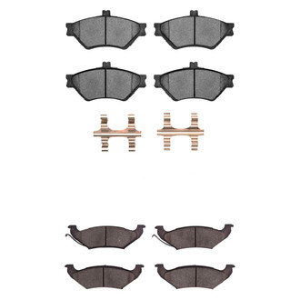 R1 Concepts® - Optimum OEp Front and Rear Brake Pad Set