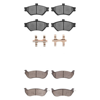 R1 Concepts® - Optimum OEp Front and Rear Brake Pad Set