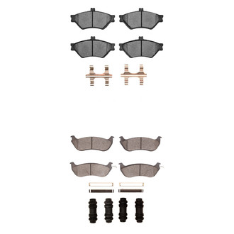 R1 Concepts® - Optimum OEp Front and Rear Brake Pad Set