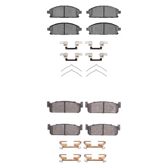R1 Concepts® - Optimum OEp Front and Rear Brake Pad Set