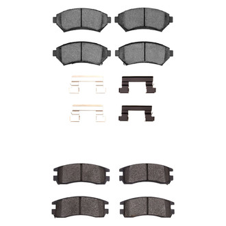 R1 Concepts® - Optimum OEp Front and Rear Brake Pad Set