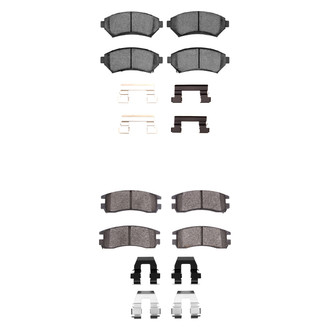 R1 Concepts® - Optimum OEp Front and Rear Brake Pad Set
