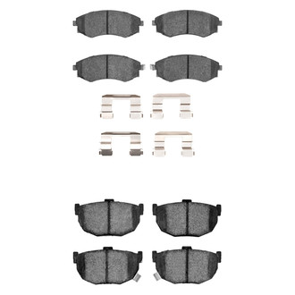 R1 Concepts® - Optimum OEp Front and Rear Brake Pad Set