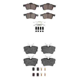 R1 Concepts® - Optimum OEp Front and Rear Brake Pad Set