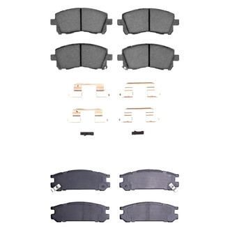 R1 Concepts® - Optimum OEp Front and Rear Brake Pad Set