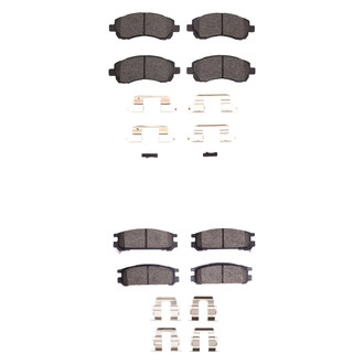 R1 Concepts® - Optimum OEp Front and Rear Brake Pad Set