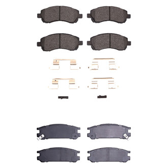 R1 Concepts® - Optimum OEp Front and Rear Brake Pad Set