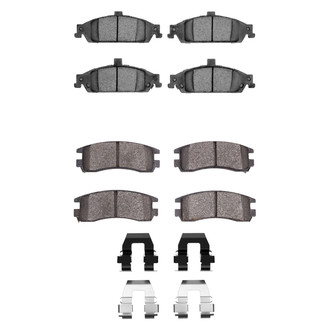 R1 Concepts® - Optimum OEp Front and Rear Brake Pad Set