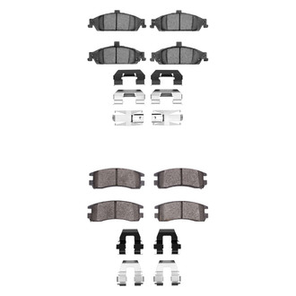 R1 Concepts® - Optimum OEp Front and Rear Brake Pad Set
