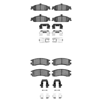 R1 Concepts® - Optimum OEp Front and Rear Brake Pad Set