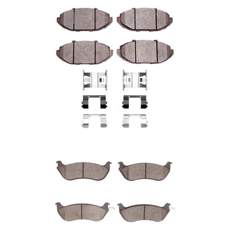 R1 Concepts® - Optimum OEp Front and Rear Brake Pad Set