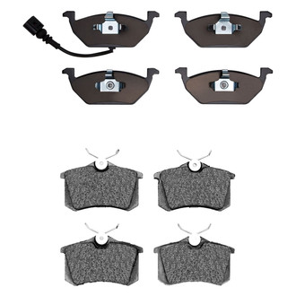 R1 Concepts® - Optimum OEp Front and Rear Brake Pad Set