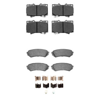 R1 Concepts® - Optimum OEp Front and Rear Brake Pad Set