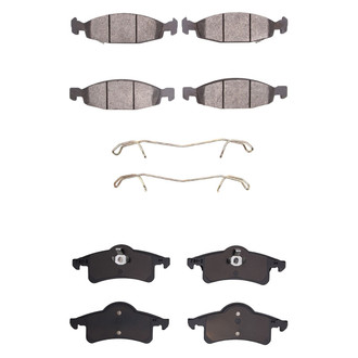 R1 Concepts® - Optimum OEp Front and Rear Brake Pad Set